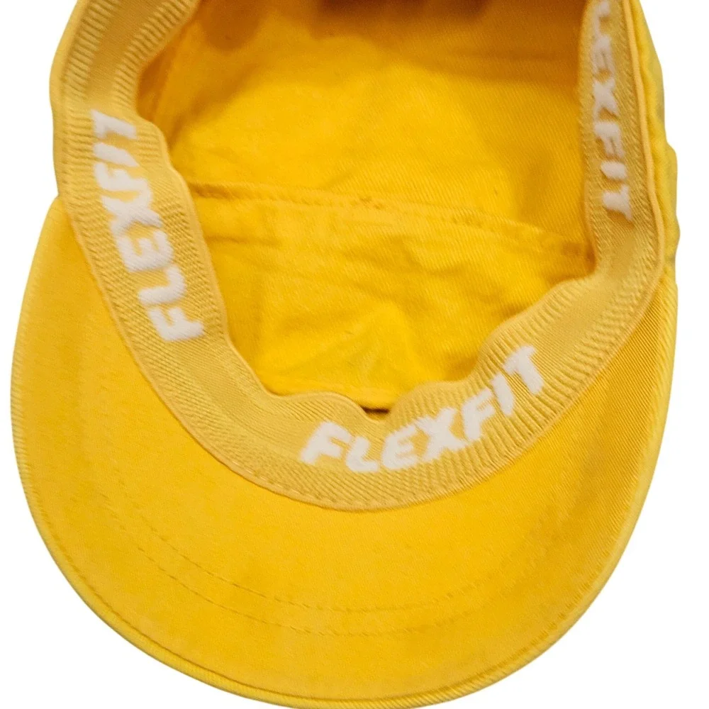 Kangol Army Cap Kids KS/KM Yellow Cotton Flexfit Cadet Hat Streetwear Skater